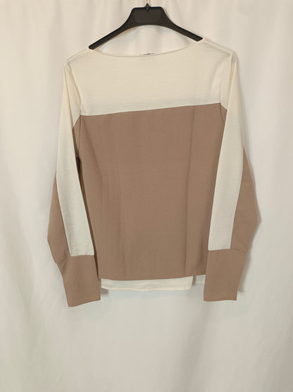 ZARA. Two-tone fluid top Ts
