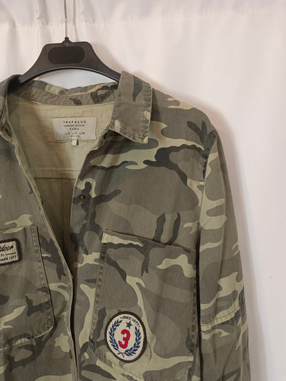 ZARA. Camouflage overshirt TM