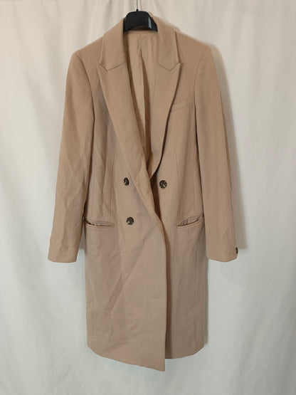 ALLSSAINTS. Nude cloth coat size 36
