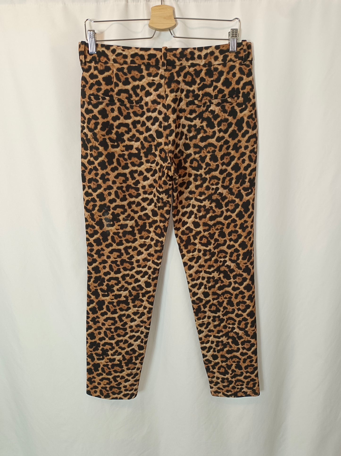 ZARA. Flowy animal print trousers, size 38