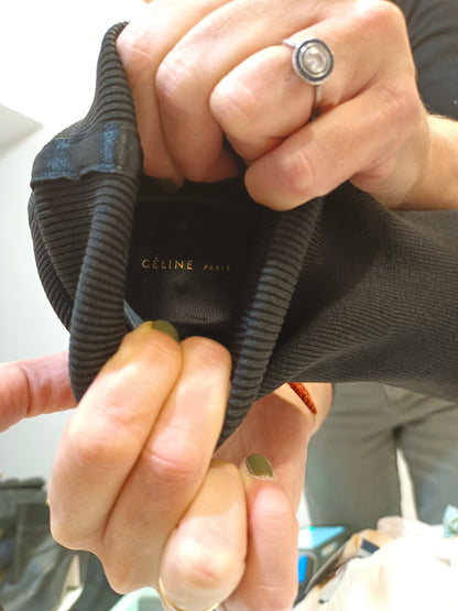 CELINE. Botines efecto calcentÍn. T 39