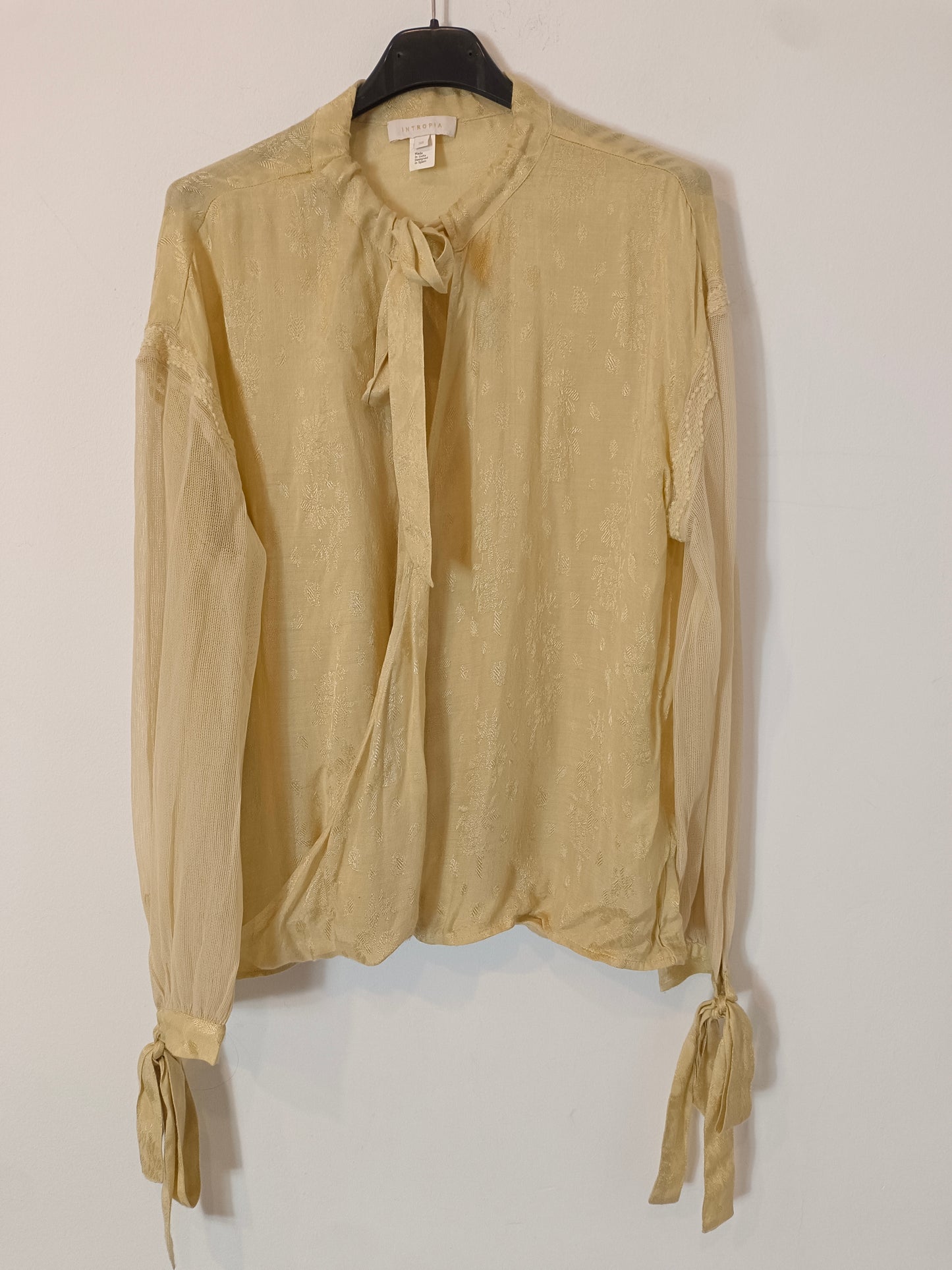 INTROPY. Pastel texture blouse T.38