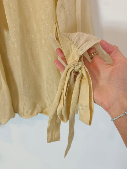 INTROPY. Pastel texture blouse T.38