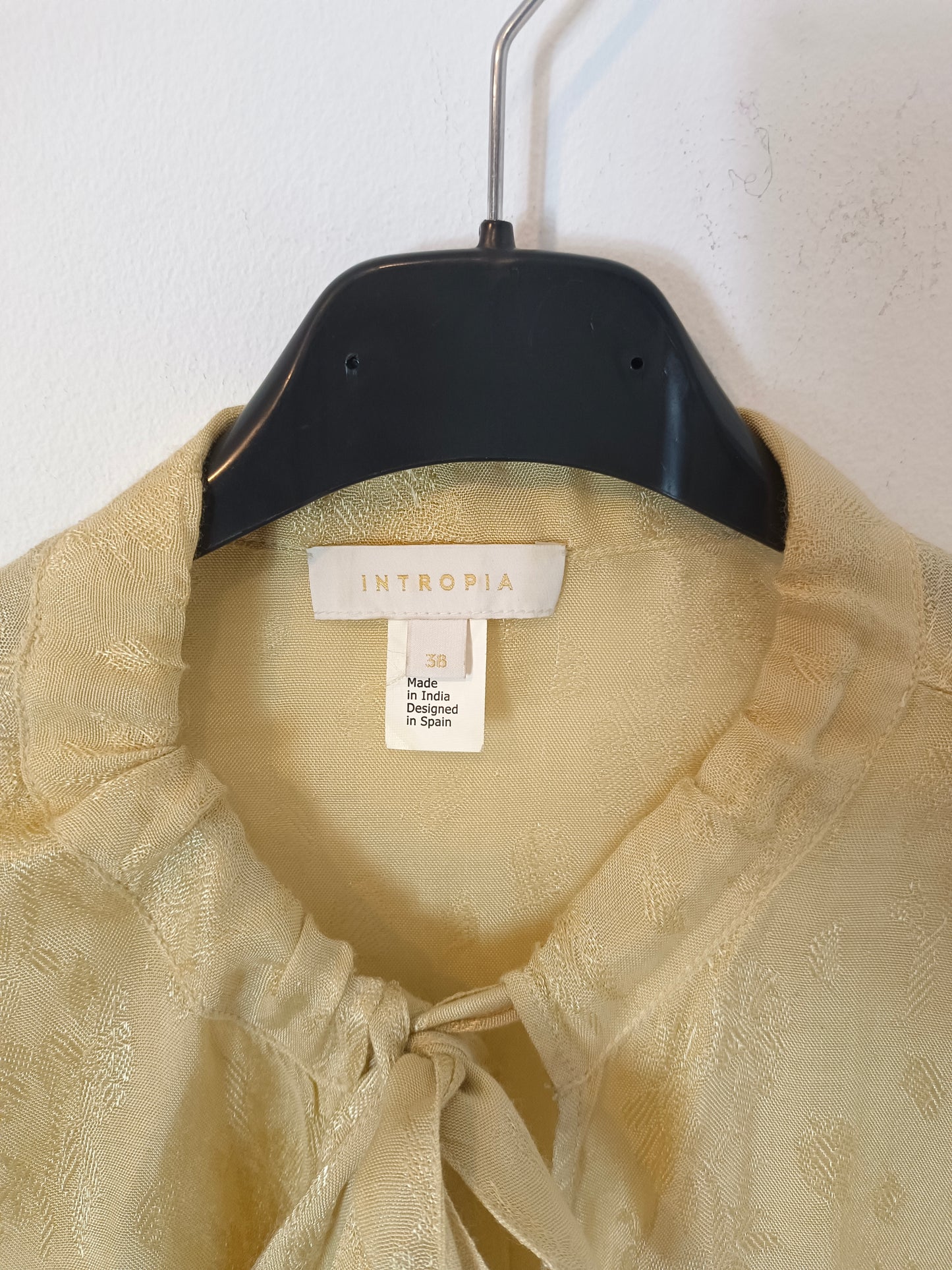 INTROPY. Pastel texture blouse T.38