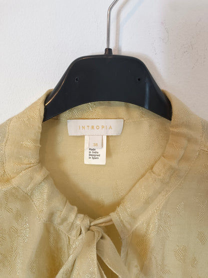 INTROPY. Pastel texture blouse T.38