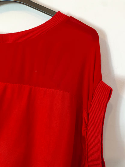 OTRAS. Top rojo fluido  TU(S)