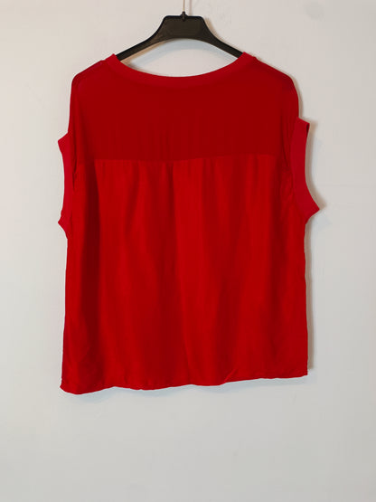 OTRAS. Top rojo fluido  TU(S)