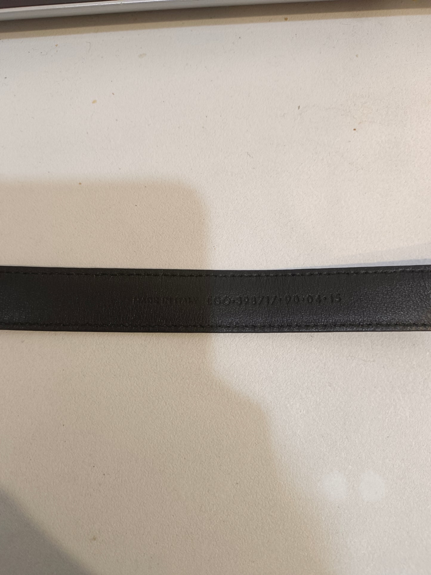 SAINT LAUREN. Studded slim belt S.100