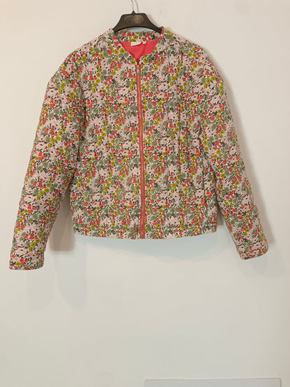 NÜMPH. Bomber blanca flores liberty T.36