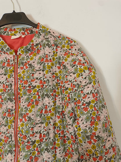 NÜMPH. Bomber blanca flores liberty T.36