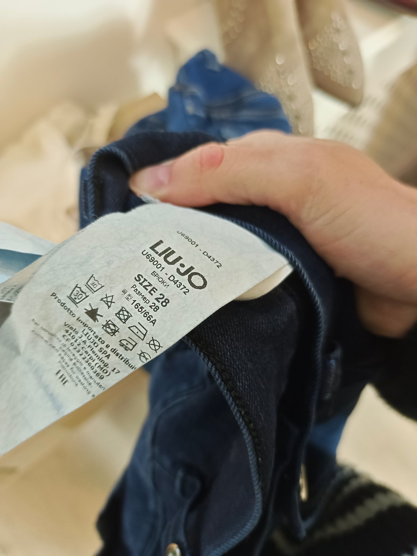 LIU.JO. Pantalón denim pitillo oscuro T.28(36)