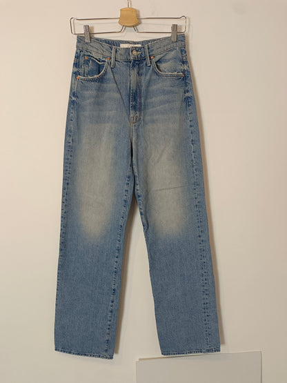 MOTHER. Wide leg worn effect denim T.25(36)