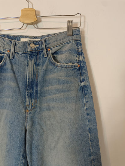 MOTHER. Wide leg worn effect denim T.25(36)