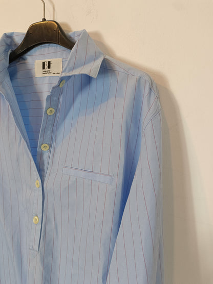 BEATRIZ FUSTER. Blusa azul rayas T.s