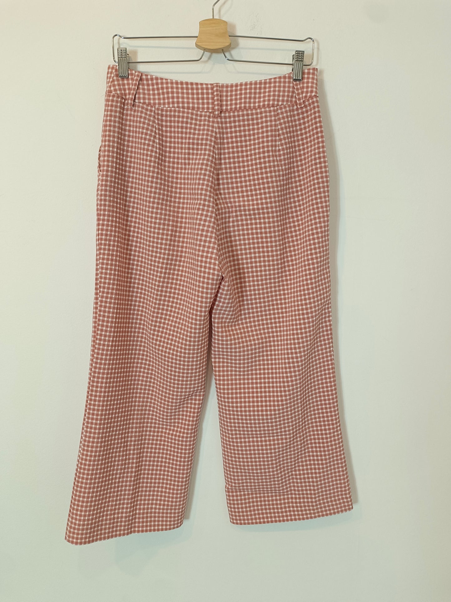 ADOLFO DOMINGUEZ. Gingham trousers, size 36