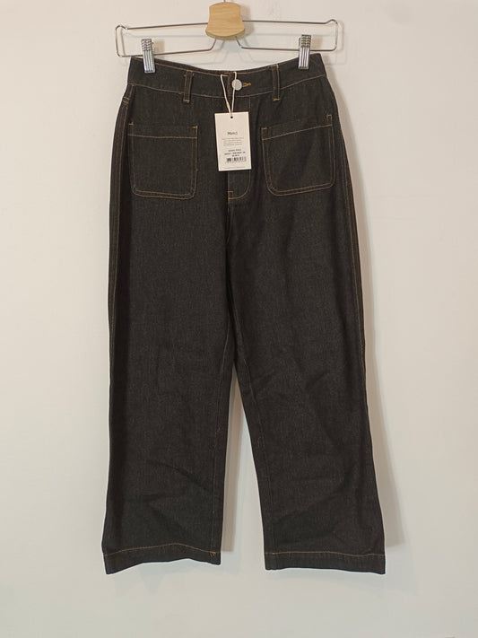 LAURE MAX +. Pantalón negro denim T.34
