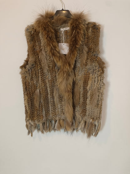 CARLOTA&CO. Chaleco de pelo natural  TU(M)