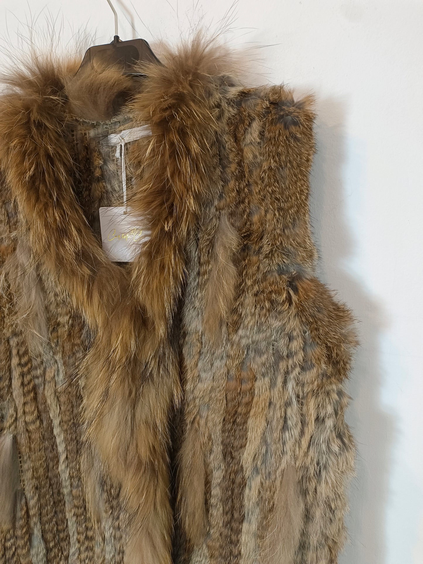 CARLOTA&CO. Chaleco de pelo natural  TU(M)