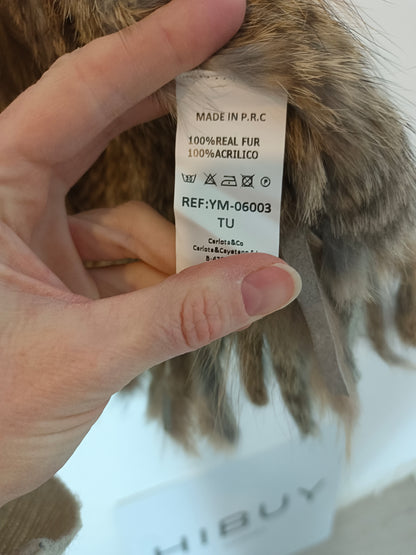 CARLOTA&CO. Chaleco de pelo natural  TU(M)