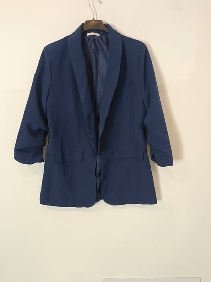 CARLOTA&CO. Blazer fluida azul T.l