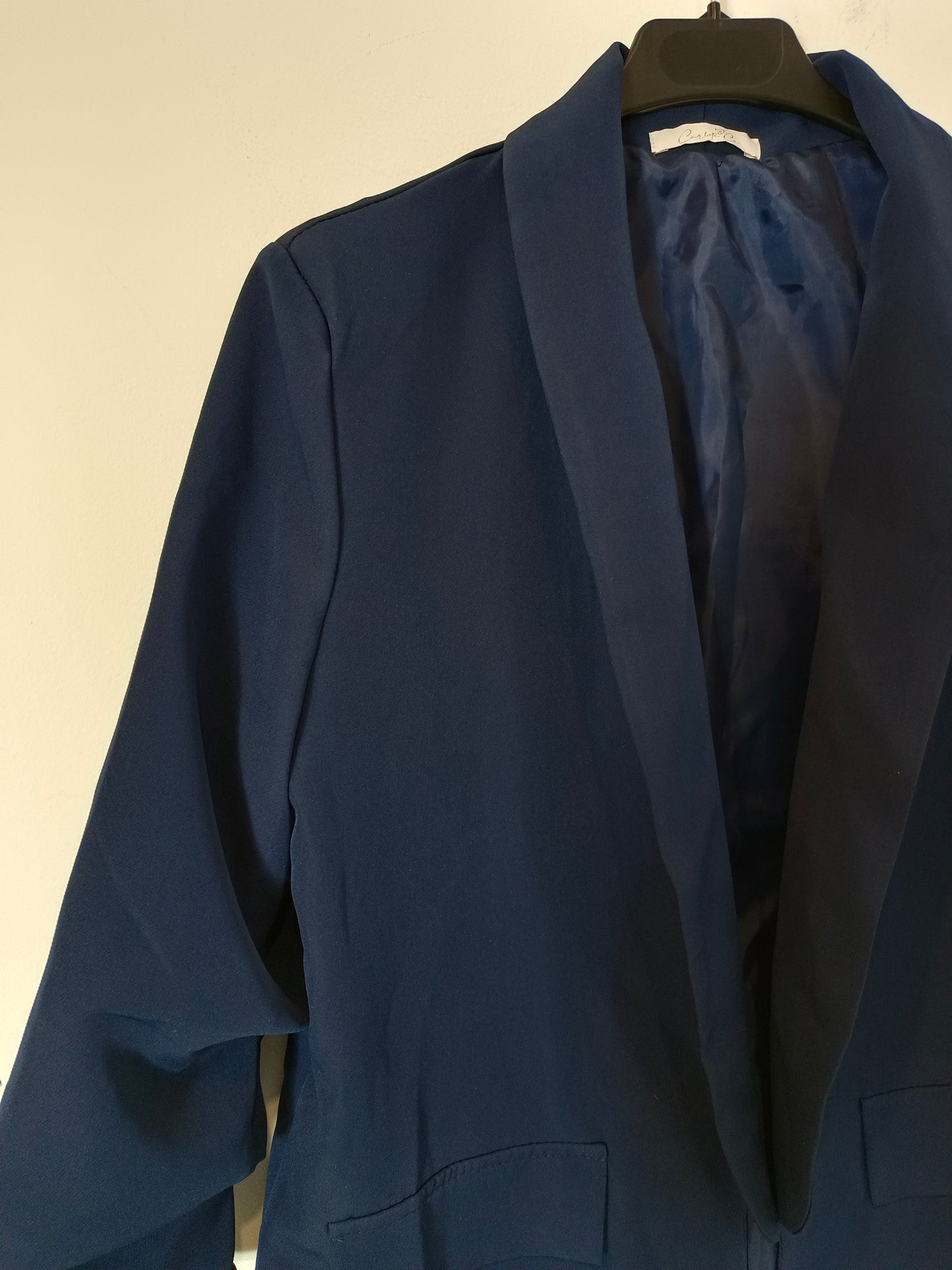 CARLOTA&CO. Blazer fluida azul T.l