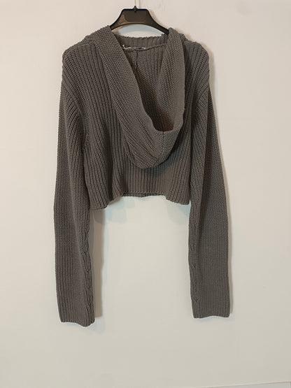 NA-KD. jersey gris capucha T.s