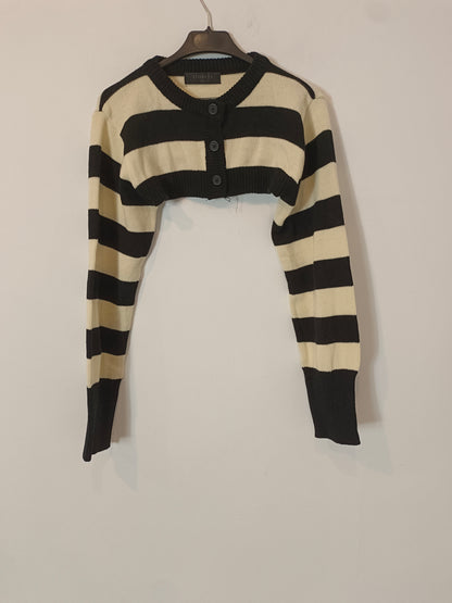 STORESTS. Striped crop sweater TS/M