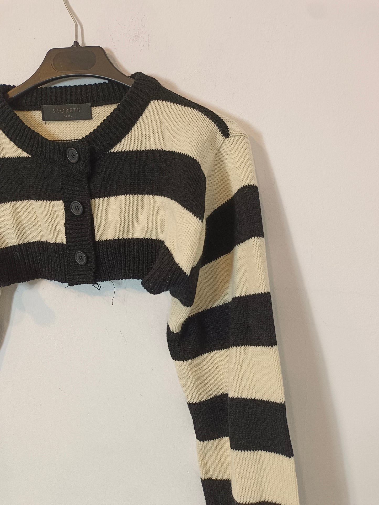 STORESTS. Striped crop sweater TS/M
