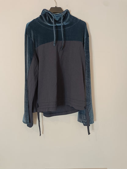 EMPORIO ARMANI. Double-textured sweatshirt TM
