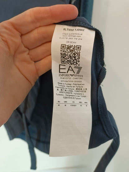 EMPORIO ARMANI. Double-textured sweatshirt TM