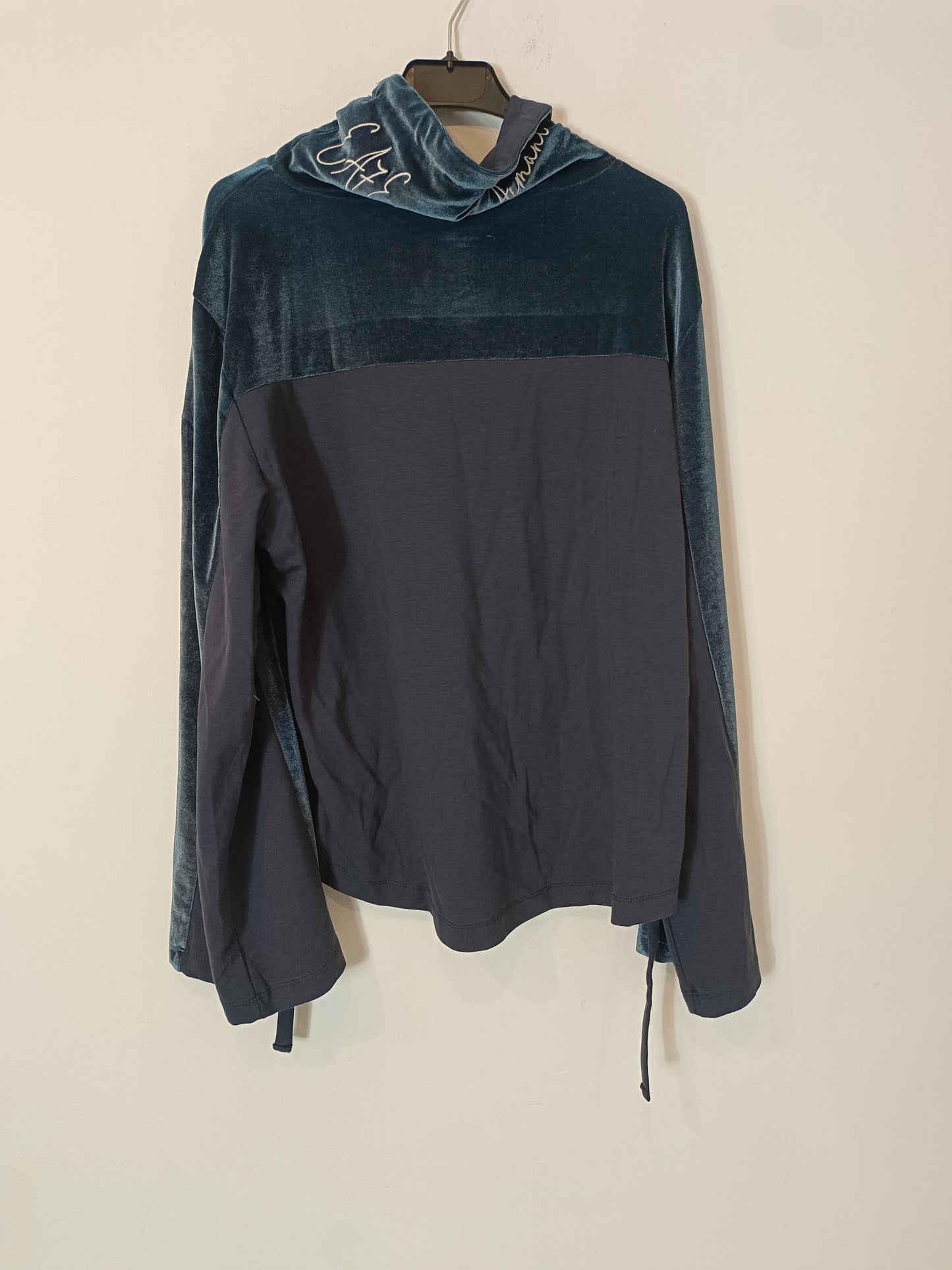EMPORIO ARMANI. Double-textured sweatshirt TM