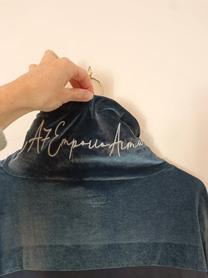 EMPORIO ARMANI. Double-textured sweatshirt TM