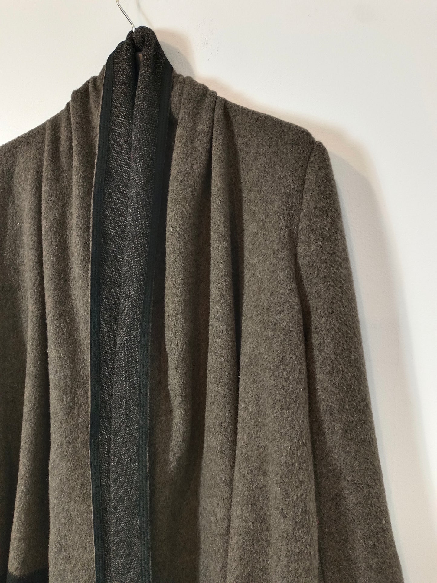 ZARA. Cárdigan jaspeado marrón  T.xs