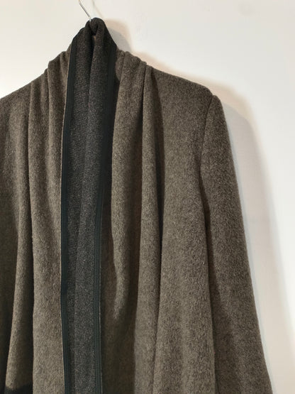 ZARA. Cárdigan jaspeado marrón  T.xs