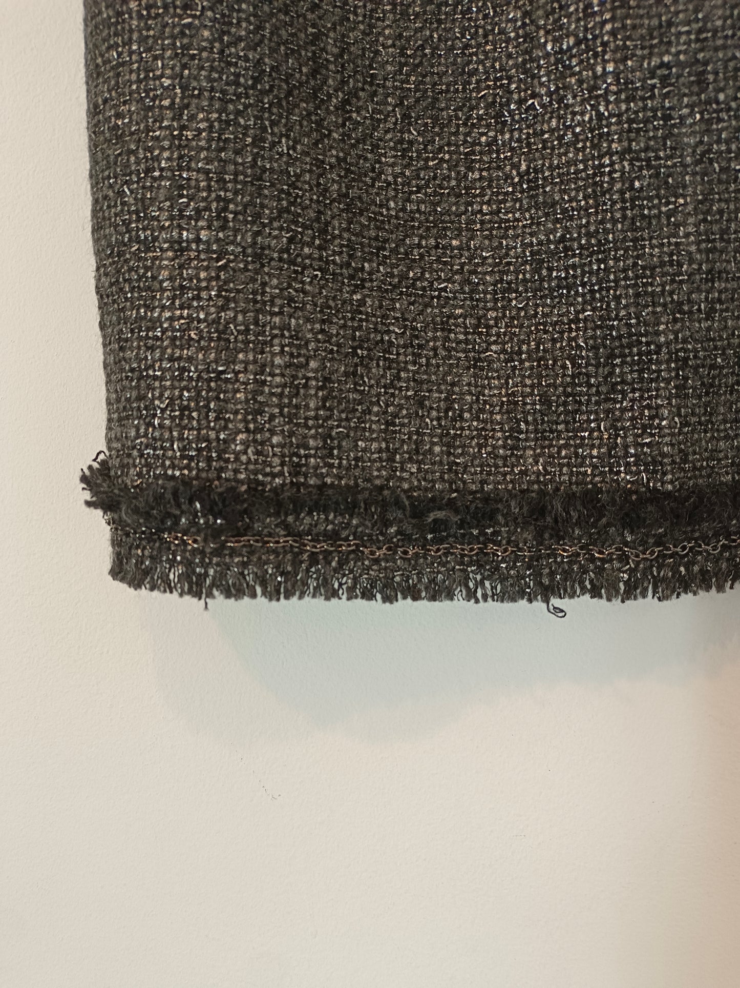 ZARA. Tweed skirt in grey tones Tm