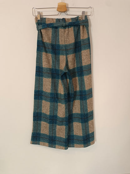 OTRAS. Pantalón cuadros azul y beige Tu(s)