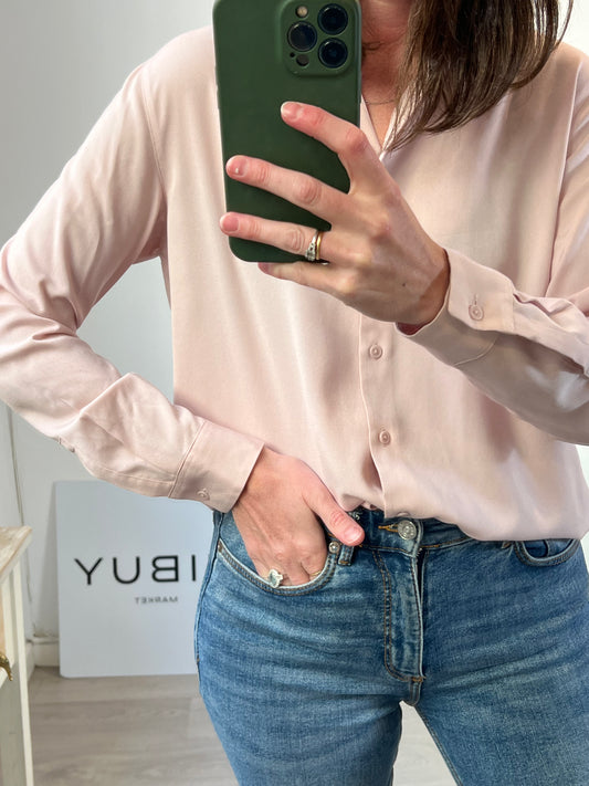 UNIQLO. Camisa rosa. T S