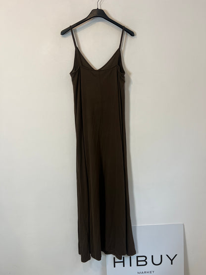 H&amp;M. Long brown dress Ts