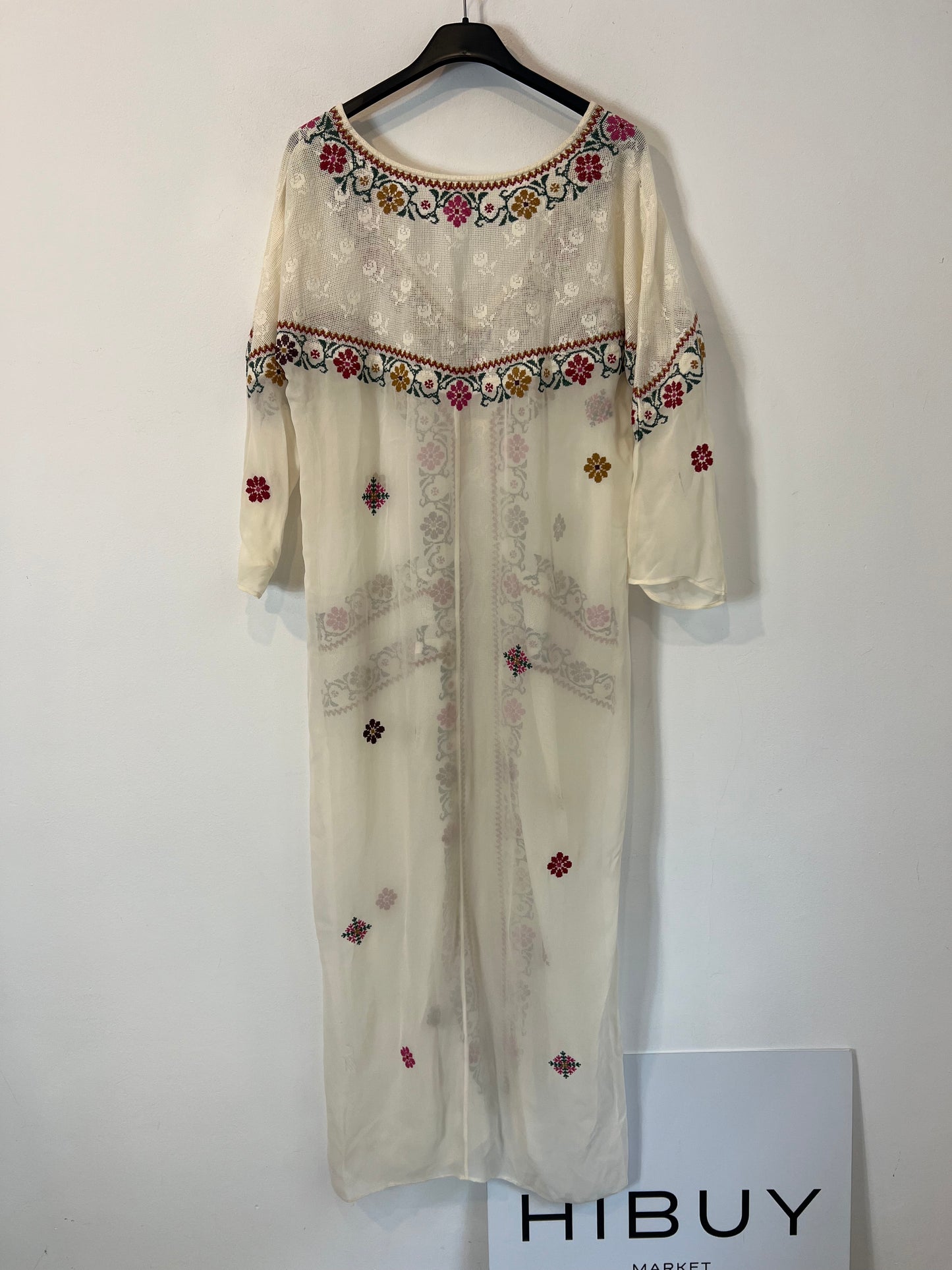 MAKSU. Beige floral Ts dress