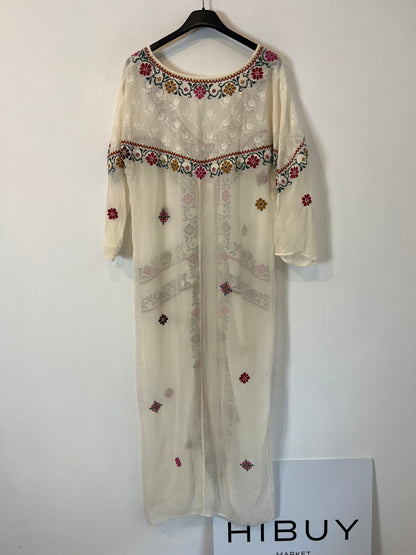 MAKSU. Beige floral Ts dress