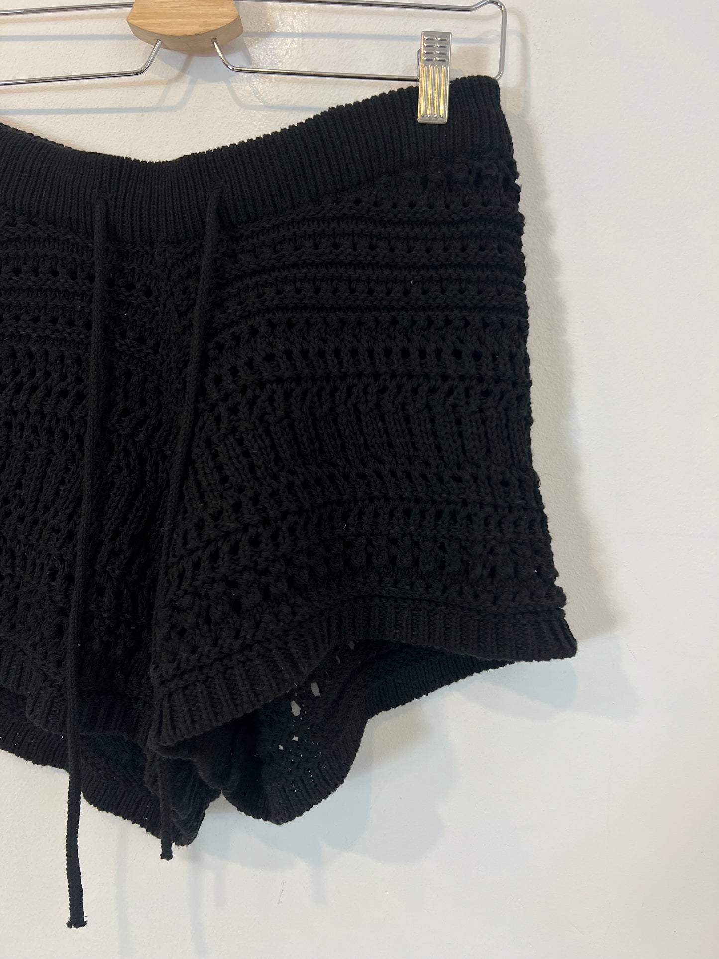 ZARA. Total look negro croché T.s/m