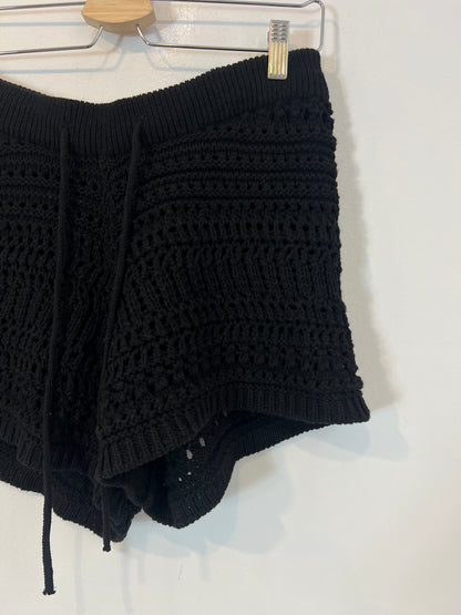 ZARA. Total look negro croché T.s/m