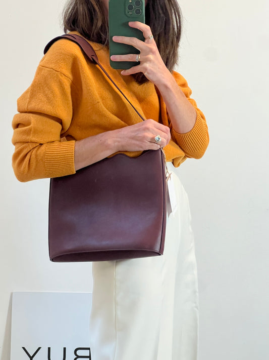 MALABABA. Bolso LA MAR burdeos