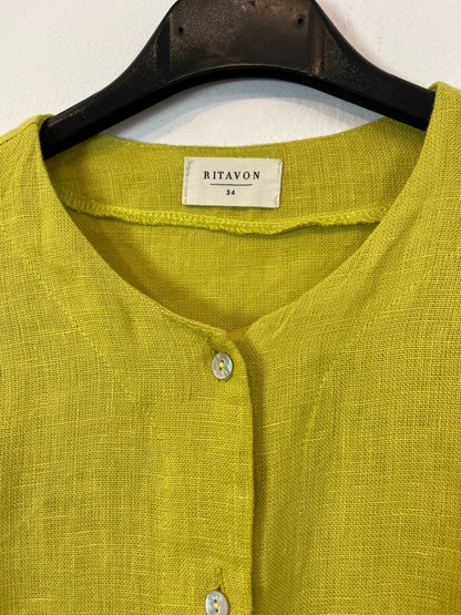 RITAVON. Linen jacket/blouse size 34