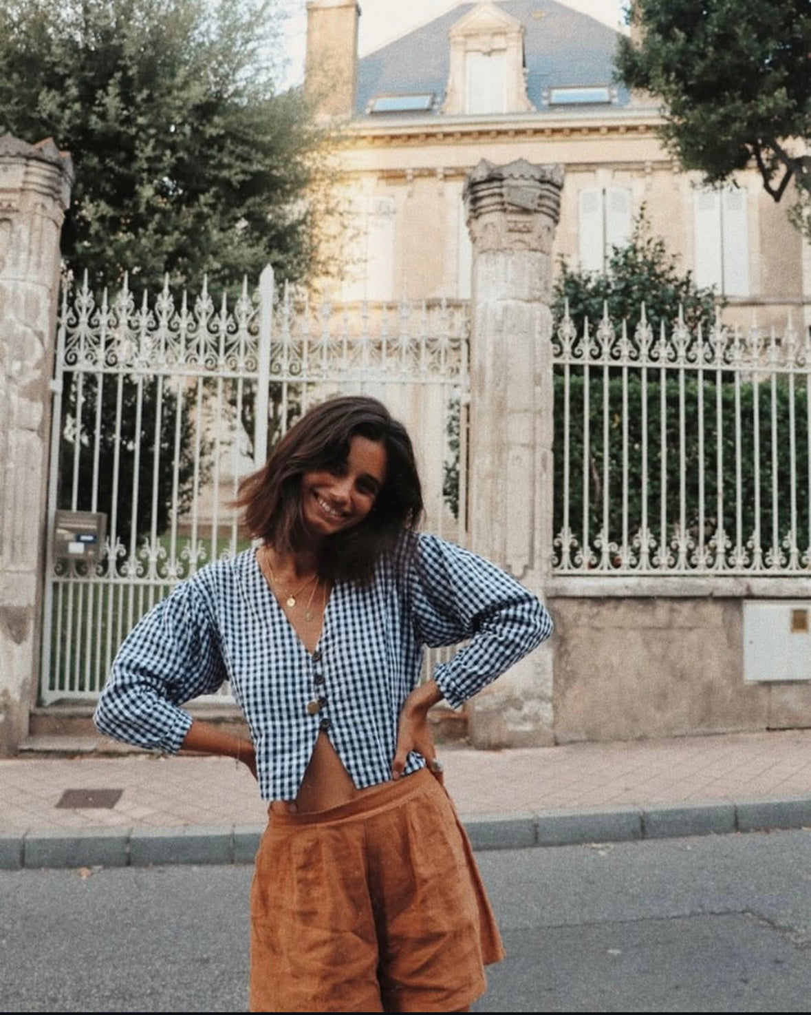 YOLI&amp;OTIS. Camel linen trousers Ts/m