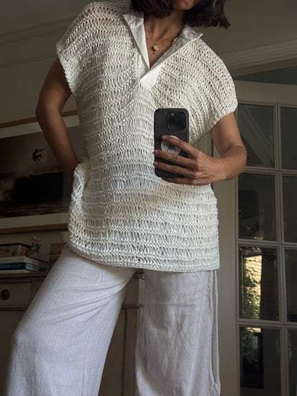 SIMORRA. Top punto abierto T.m/l