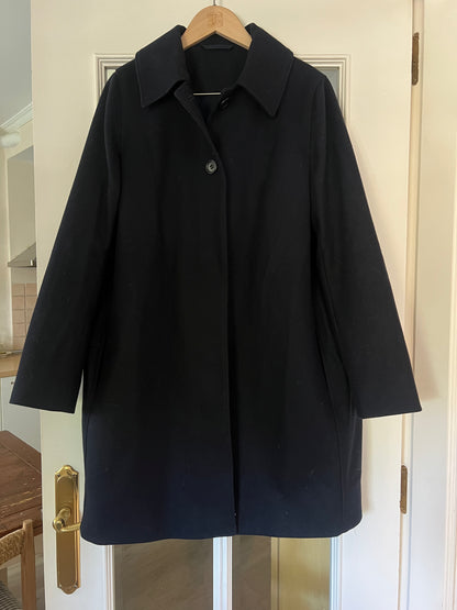 COS. Blue cloth coat S.38