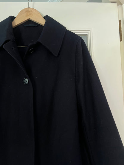 COS. Blue cloth coat S.38
