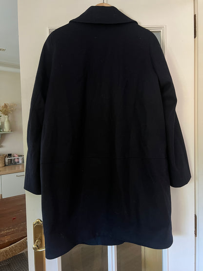 COS. Blue cloth coat S.38