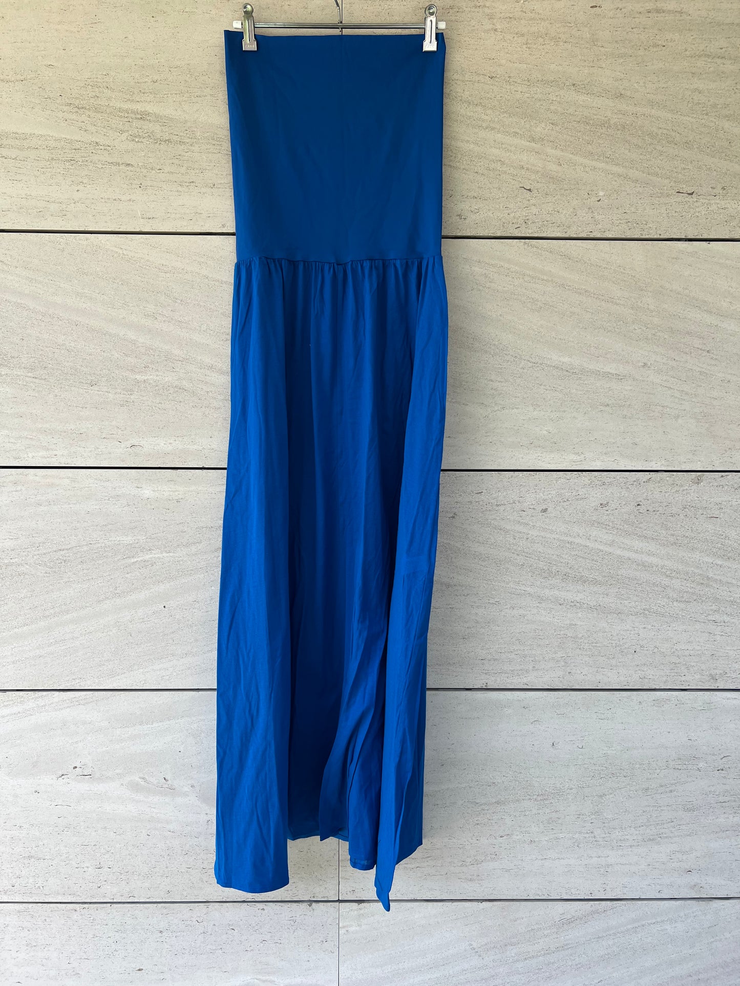 ERES. Vestido azul palabra de honor T.1(s)